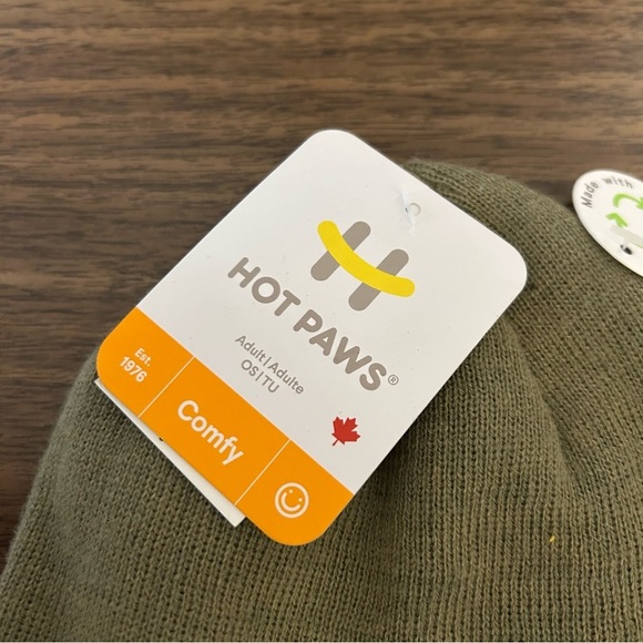 NWT Hot paws Olive Green Kids Beanie OS - Picture 8 of 8